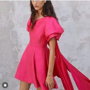 Aje Arista Tulip Sleeve Mini Dress